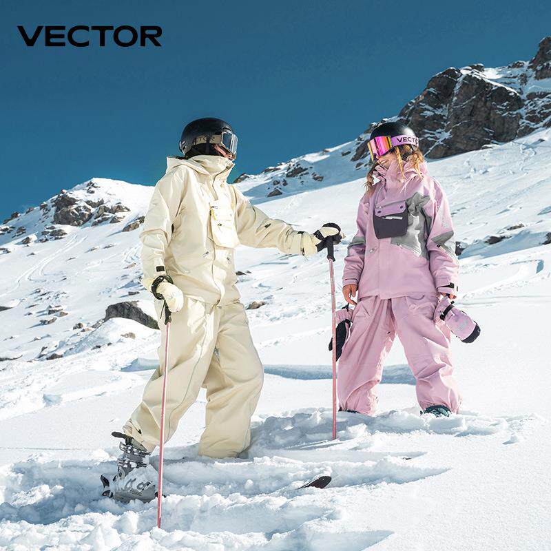 VECTOR玩可拓滑雪服女套装男冲锋滑雪装备裤冬季防水女款男款雪衣
