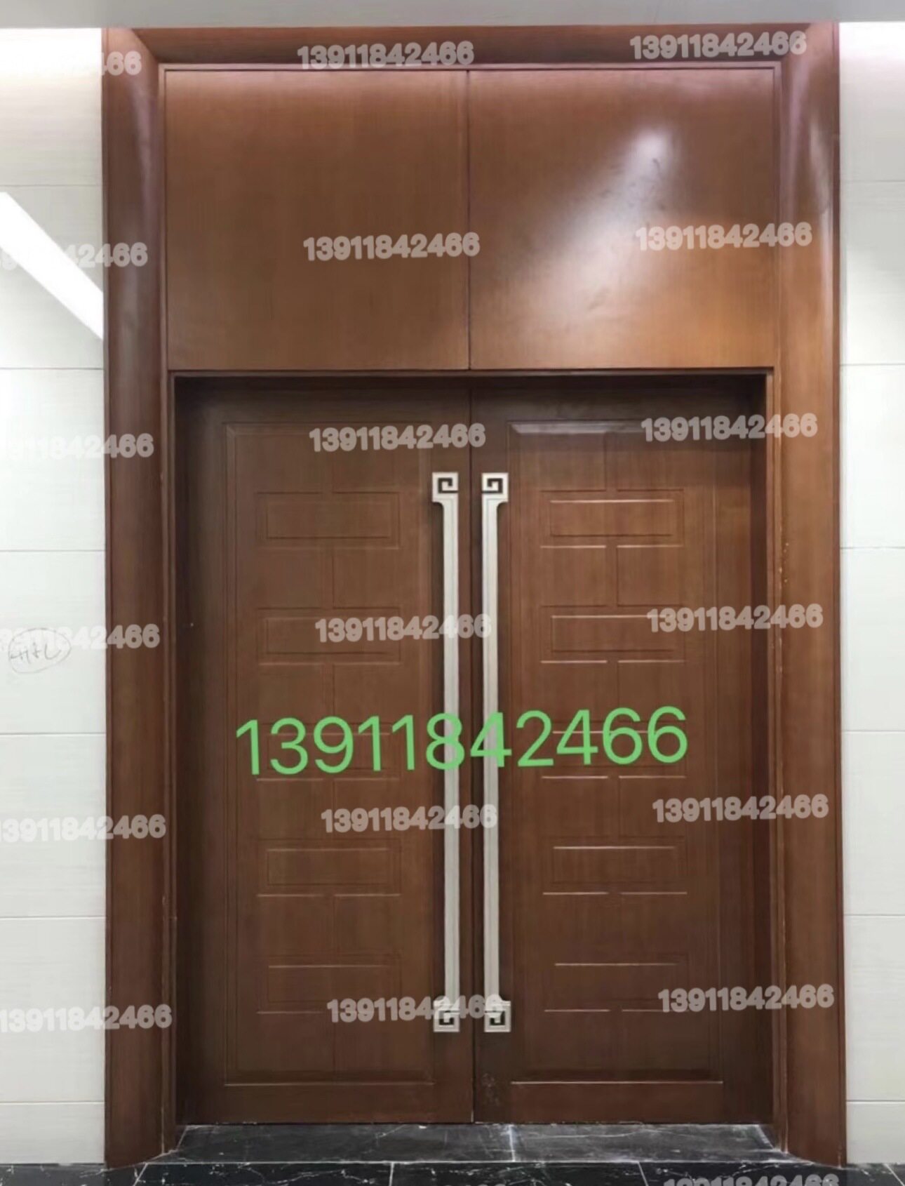 厂家直销别墅门防盗纯铜门钢质仿铜门入户门子母门单开门庭院大门