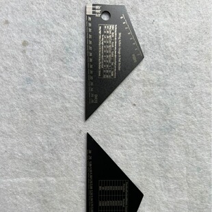 吉他贝司琴颈指板品丝高低不平测量尺 不锈钢找平尺 测平尺 DIY工