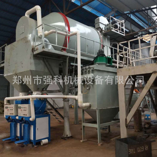 强科塔楼式外墙无机保温砂浆生产设备 抹面颗粒灌浆料滚筒混合机