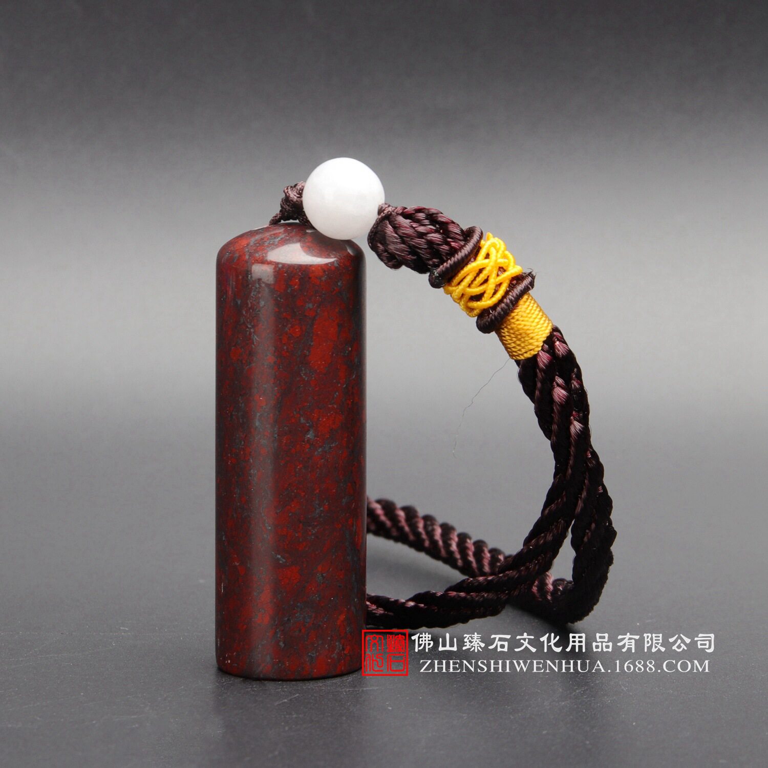 天然鸡血石个人休闲印章 私人印鉴 手工个人休闲图章