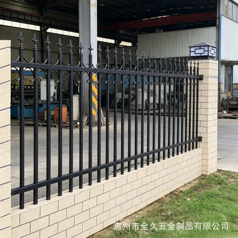 欧式铁艺围墙护栏别墅庭院装饰围栏家用院墙防护栅栏订置