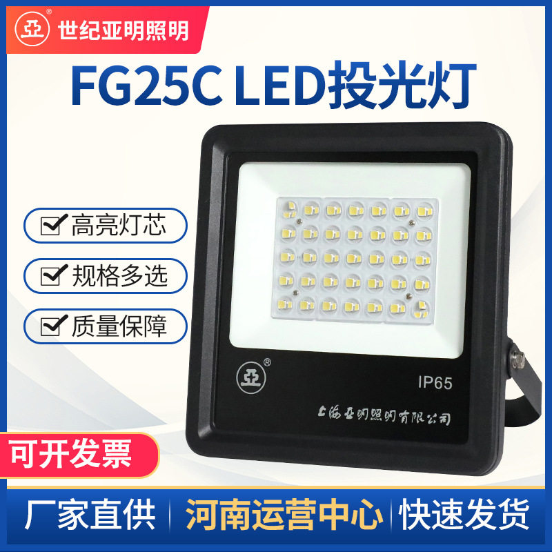 亚明FG25CLED高亮户外投光灯