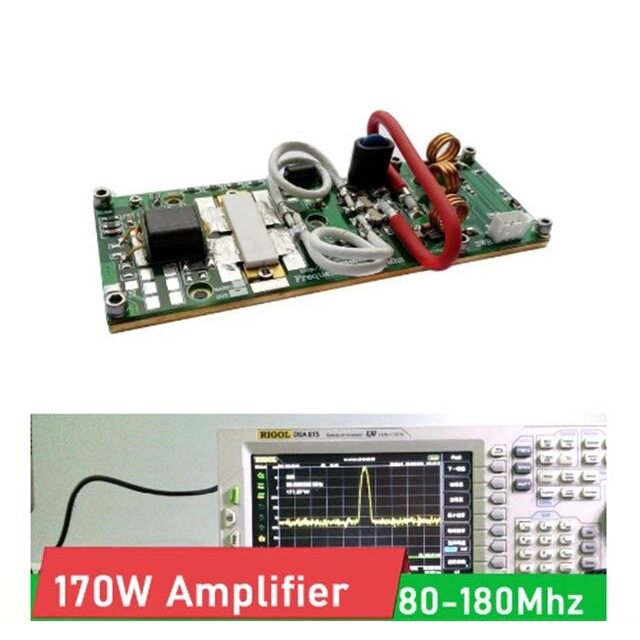 170W 80-180MHZ FM VHF射频功率放大器板高频DIY套件