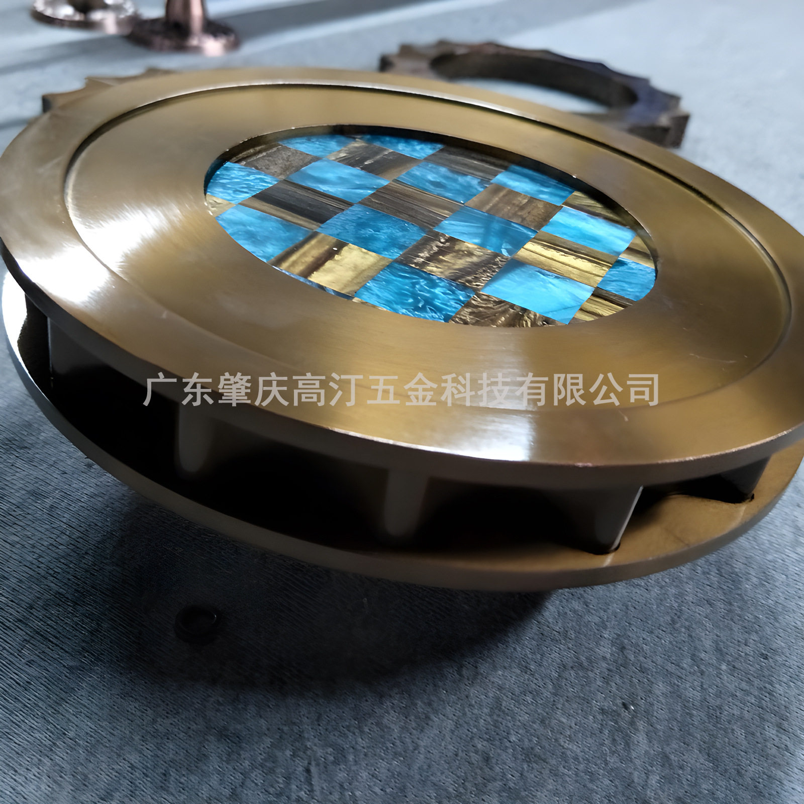 高汀五金新中式铝合金大门把手厂家订置轻奢加厚不锈钢玻璃门拉手