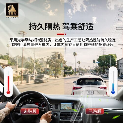 北极光汽车膜光遇全车贴膜玻璃隔热膜车窗膜隐私防晒太阳膜防爆膜