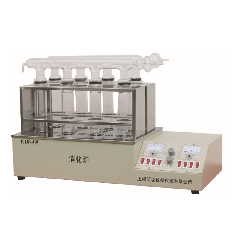 上海昕瑞KDN-08/KDN-08C/KDN-08D八孔消化炉消煮炉配套定氮仪使用