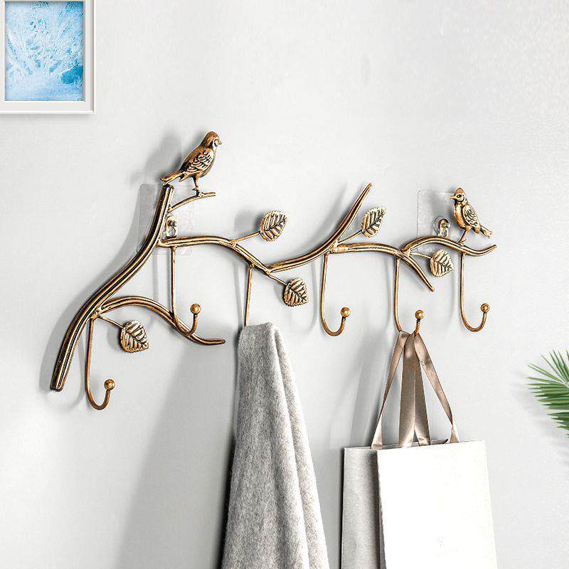 创意挂钩挂衣架卧室门后钩粘贴衣帽钩装饰排钩入户挂衣钩玄关壁挂