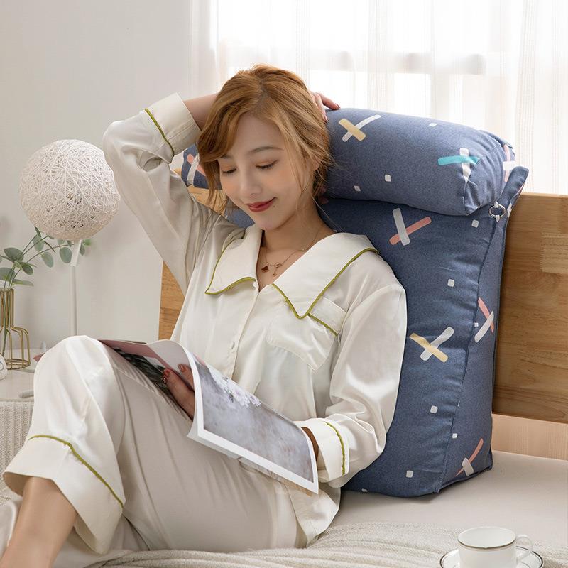 多功能床上靠垫床头软包靠背办公室腰靠枕榻榻米沙发护腰靠垫