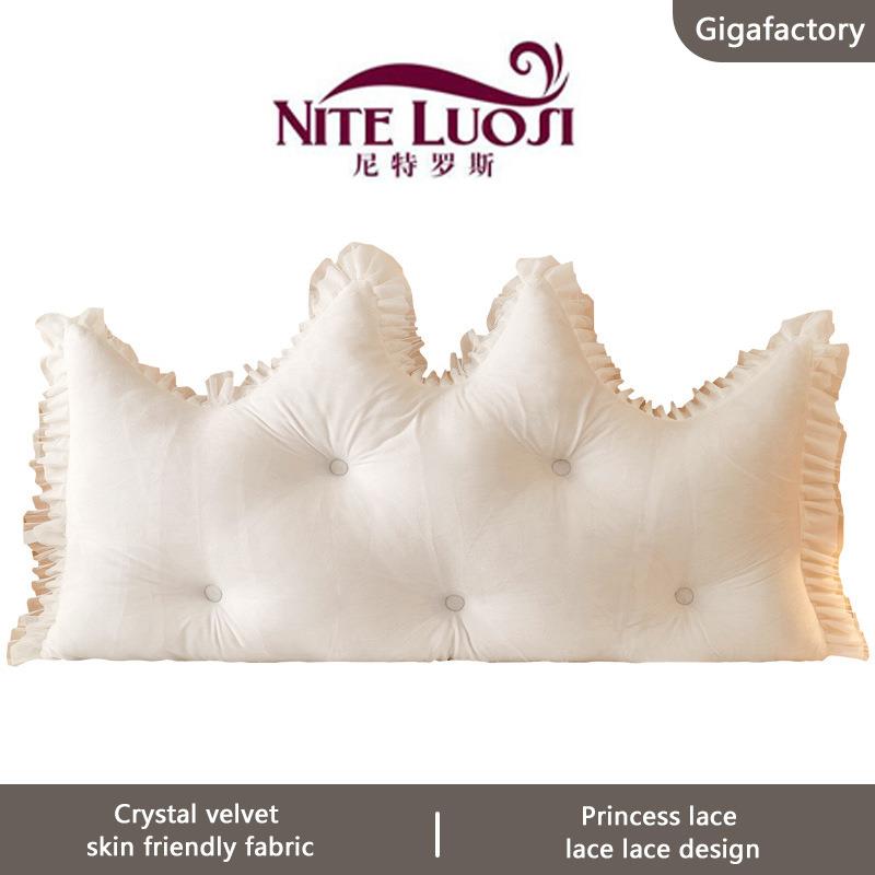 床头软包靠垫ins风公主床上长靠枕榻榻米大靠背无床头改造可固定