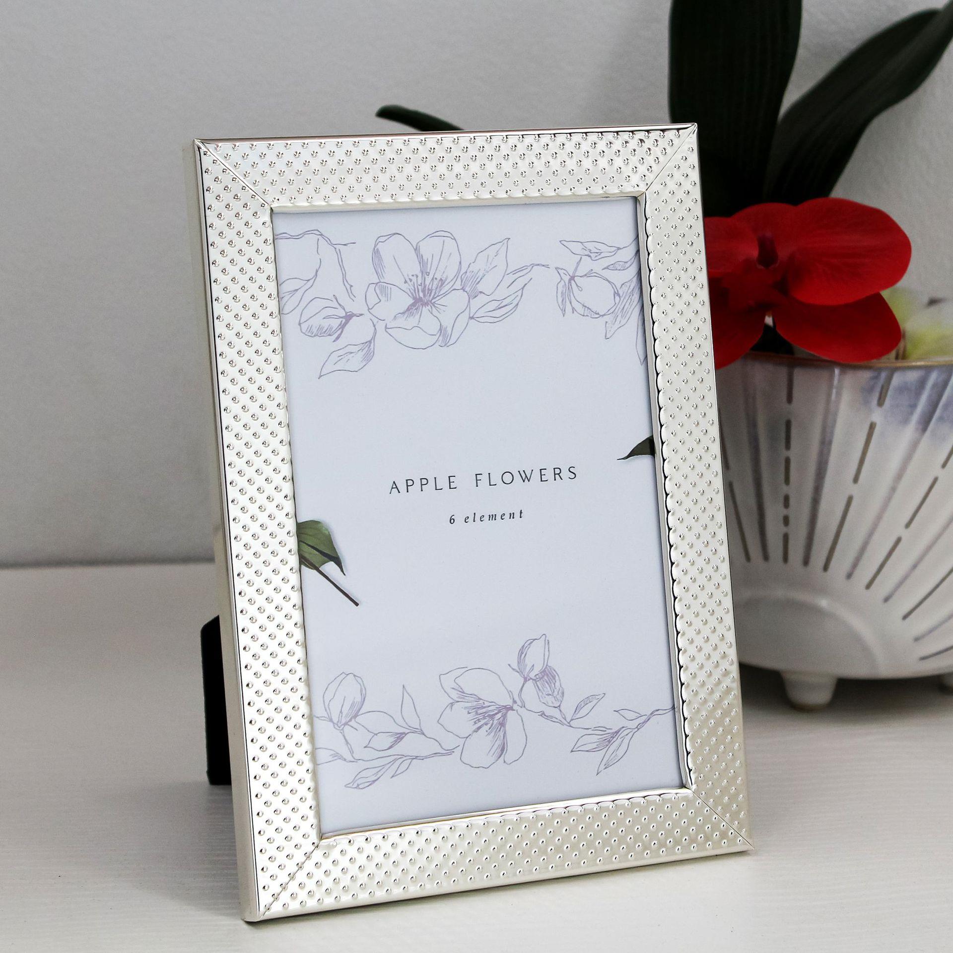 针点金属相框长方形照片墙a4装饰画框挂墙营业执照框A4极简A4相框