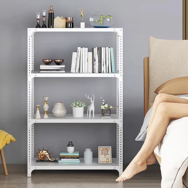 货架多层阳台置物架床头柜角钢收纳架厨房储物架超强承重陈列架子