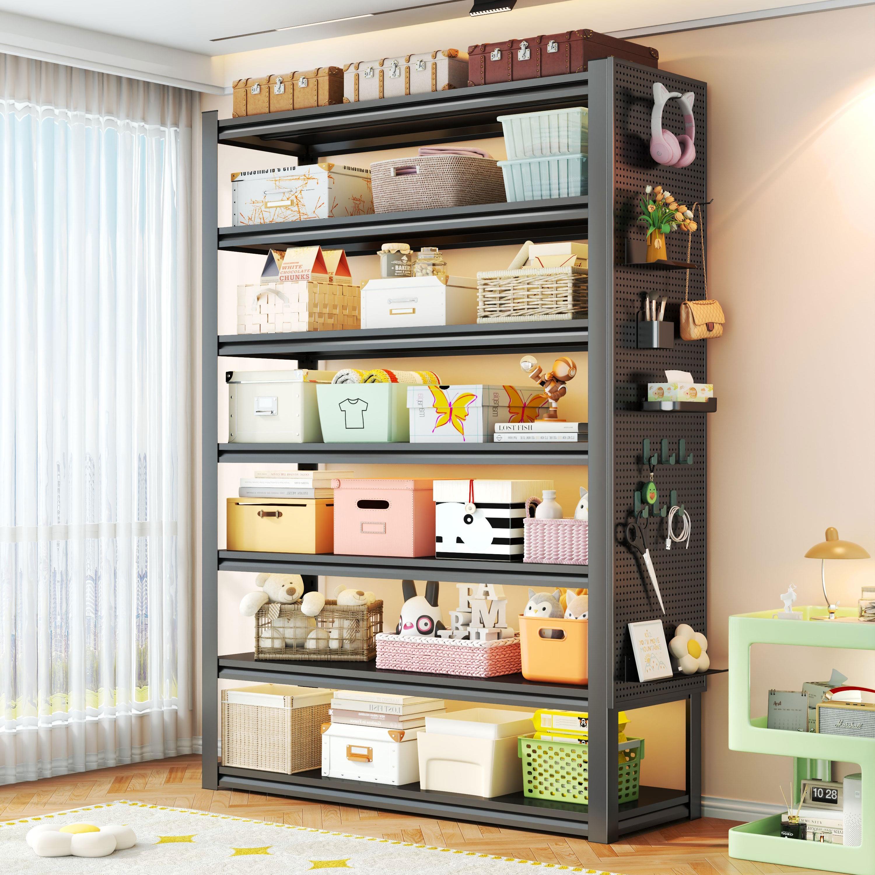 家用货架置物架多层落地客厅阳台收纳架厨房储物架杂物整理铁架子