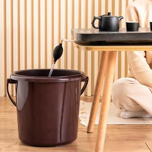 茶水桶废水桶大号茶渣桶茶具配件倒茶叶桶过滤垃圾桶大容量茶渣桶