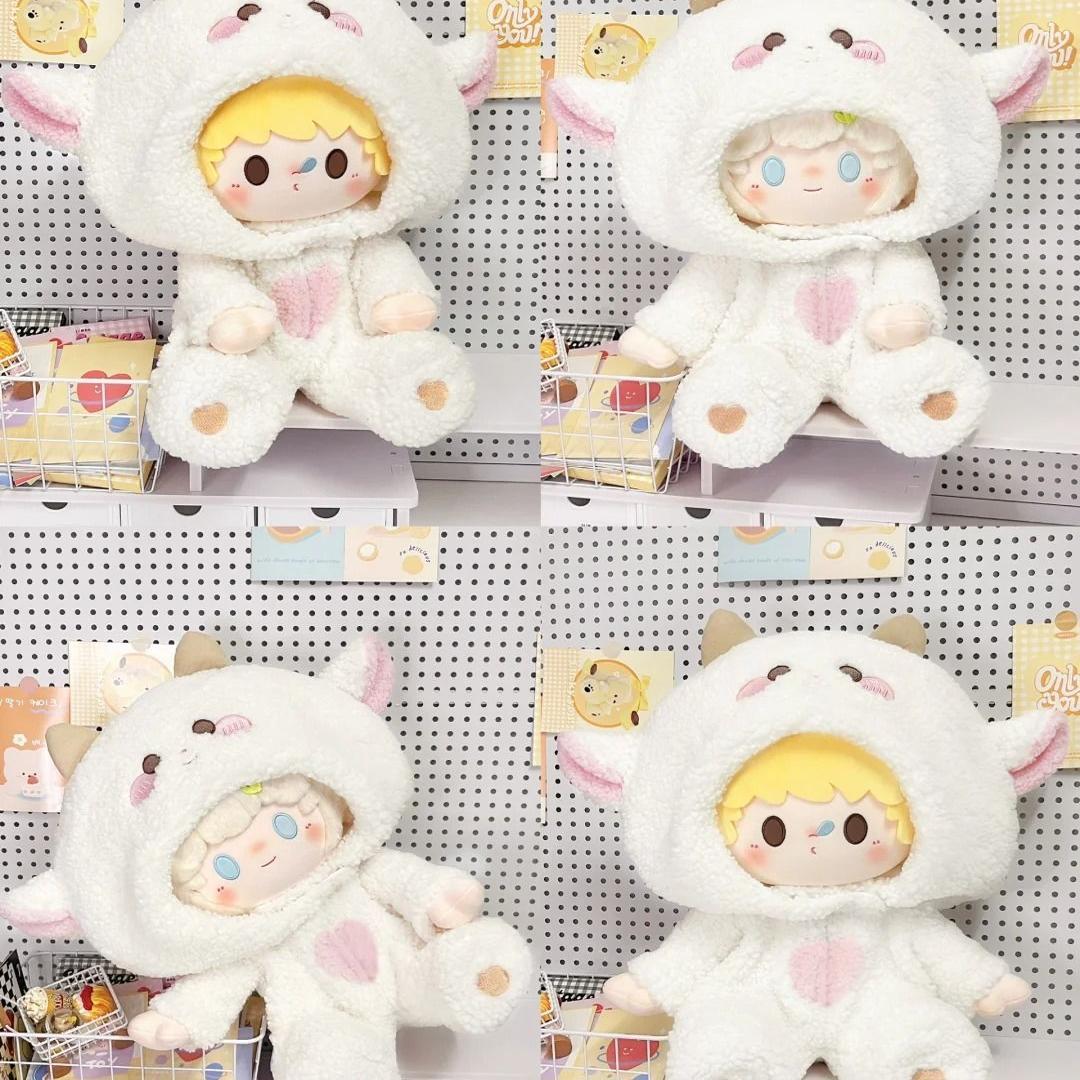 小羊咩咩软萌连体服40CM娃衣棉花连体衣娃娃替换一番玩偶娃衣礼物