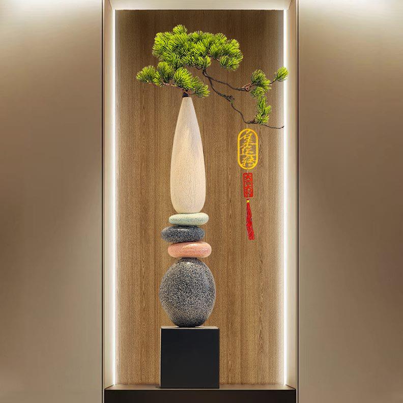 高级花瓶摆件细长入户客厅礼物玄关时来运转开业乔迁新居家居装饰