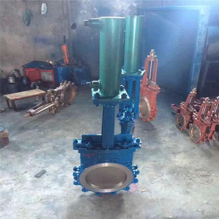 液动带盖刀闸阀 暗杆刀闸阀DMZ773F DN100 16C DMZ773F