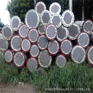 在线处理二*手冷凝器 二*手80平方不锈钢列管冷凝器二*手石墨换