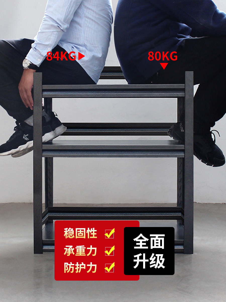 ??厨房置物架落地多层微波炉烤箱多功能收纳架子家用阳台储物柜