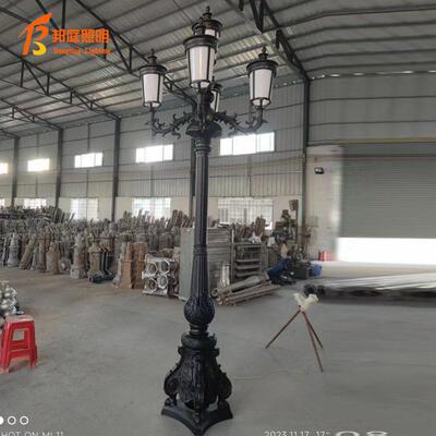 现货3米4米庭院灯LED30W四方形景观灯公园小区道路灯美观大方