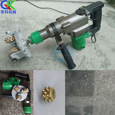 电动手持式凿毛机 Ground Chisel Machine 小型混凝土地面拉毛机