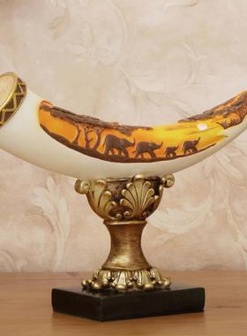 欧式精美象牙摆件装饰客厅玄关办公室桌面上摆设个性家居礼品甩卖