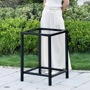 四方架子支架 桌子腿金属桌腿架子高桌脚架 正方形烤火架方桌支架