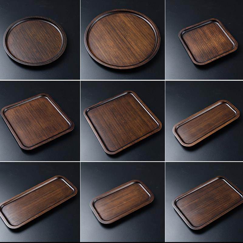 茶盘家用托 托盘彷黑檀竹制盘茶道茶台功夫茶具茶托 托日式现代泡,餐饮具,茶盘,淘宝优惠券,粉丝福利购,淘宝优惠卷