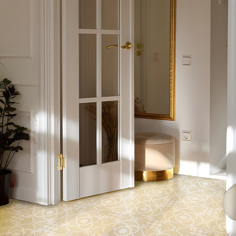 法式奶油风地板美化贴纸卧室阳台防水耐磨自粘地砖高级感瓷砖翻新,家居饰品,地贴,淘宝优惠券,粉丝福利购,淘宝优惠卷