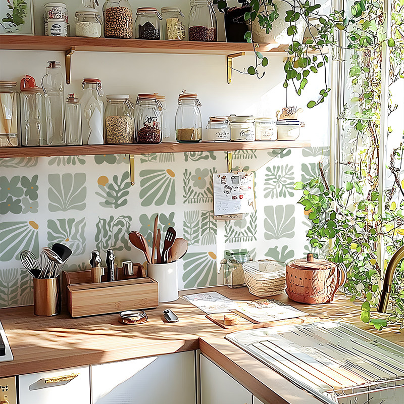 Matisse马蒂斯瓷砖贴纸防水厨房装饰翻新花砖墙贴自粘多色多巴胺,家居饰品,软装墙贴,淘宝优惠券,粉丝福利购,淘宝优惠卷