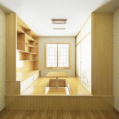 榻榻米床衣柜一体定制整体日式推拉门实木塌塌米儿童房全屋定制