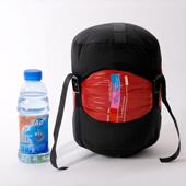 厂家供应黑雪切穿式 拼接双人室内户外露营轻薄鹅绒羽绒睡袋