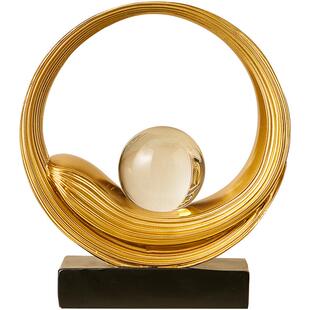 轻奢艺术财源滚滚桌面摆件办公室酒柜电视柜装饰开业乔迁搬家礼品