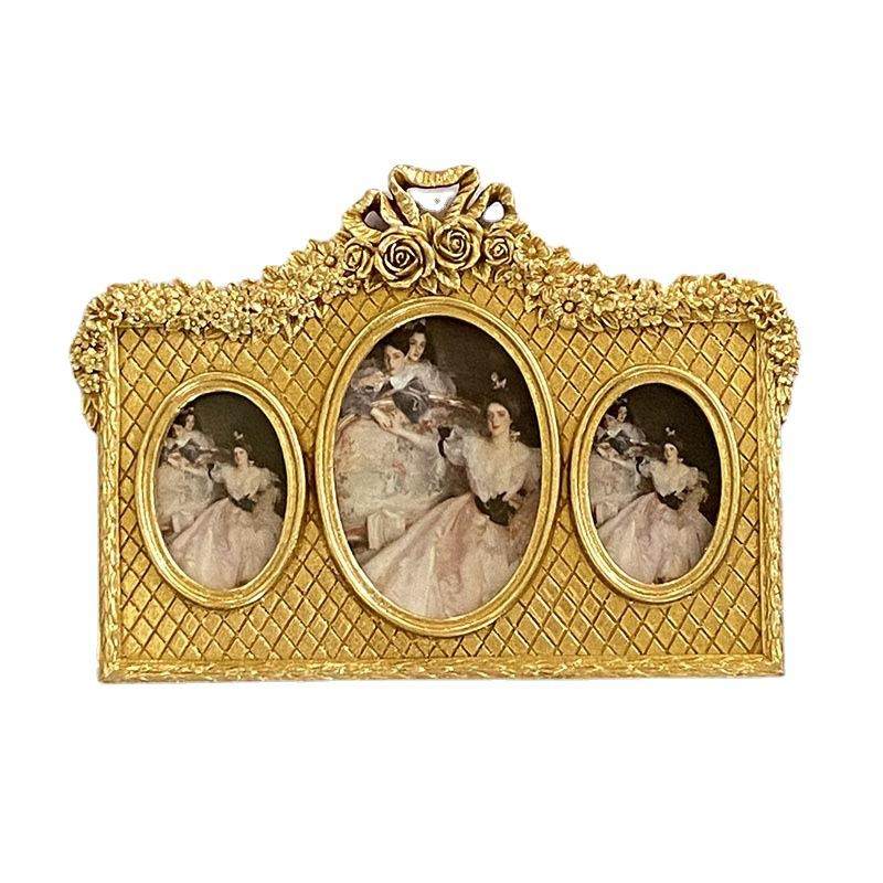 树脂相框像架欧式树脂画框相框挂墙金色梳妆台相框摆件摆台全家福