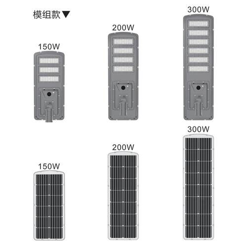 厂家户外一体化路灯大功率LED庭院市政道路照明灯具
