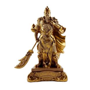 关帝圣君武财神财神关公关二爷关羽摆件招财家居办公室收银台摆件