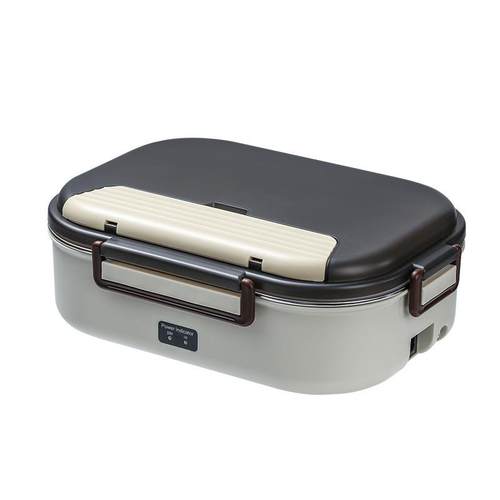 304不锈钢电热饭盒免注水办公室上班保温加热车载可插电便携餐盒