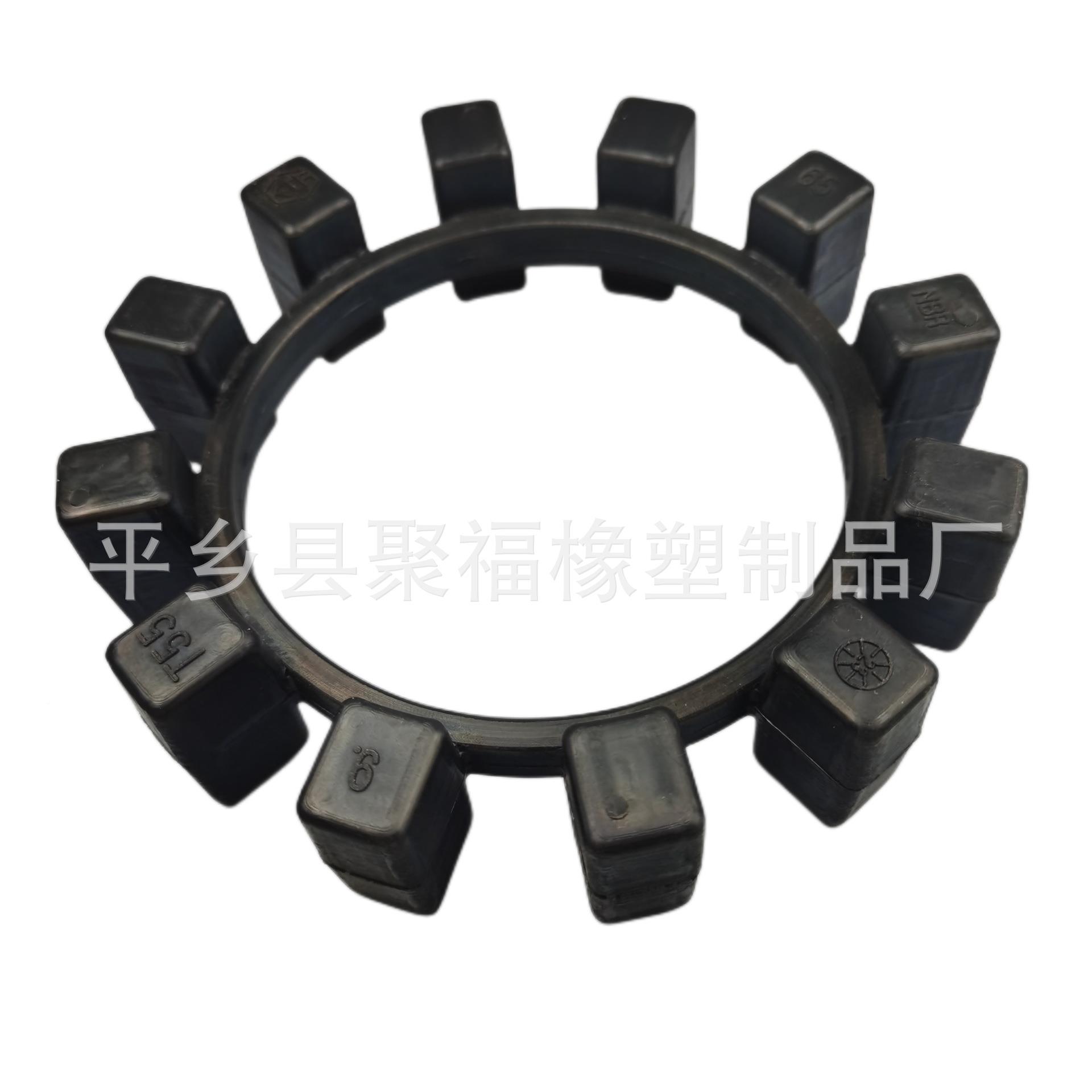 现货联轴器缓块1012角T型梅花垫WSTAR角型丁冲联轴器橡胶减马震垫