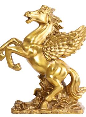 铜飞马十二生肖马工艺品摆件家居摆件飞马摆件
