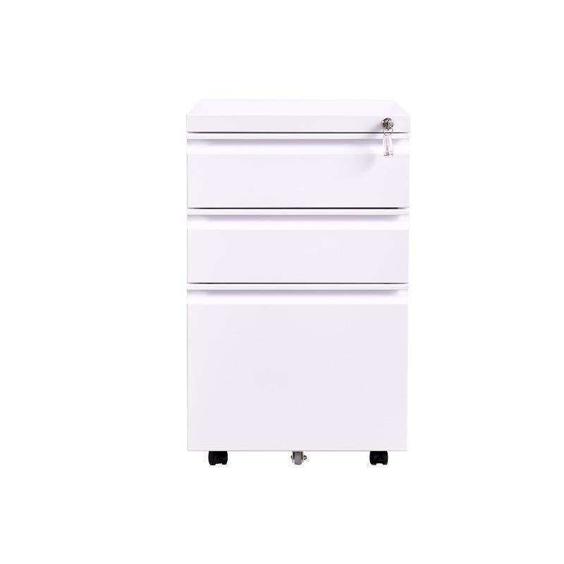 办公室桌下可移动矮柜铁皮带锁抽屉资料档案储物三抽钢制活动柜,商业/办公家具,办公储物柜,淘宝优惠券,粉丝福利购,淘宝优惠卷