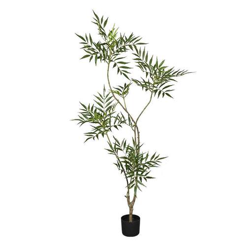 仿真绿植十大功劳南天竹植物盆景假树造景客厅家居装饰落地花艺