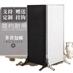 落地置物架立式货架移动收纳挂板手机饰品展示架洞洞五金工具配件