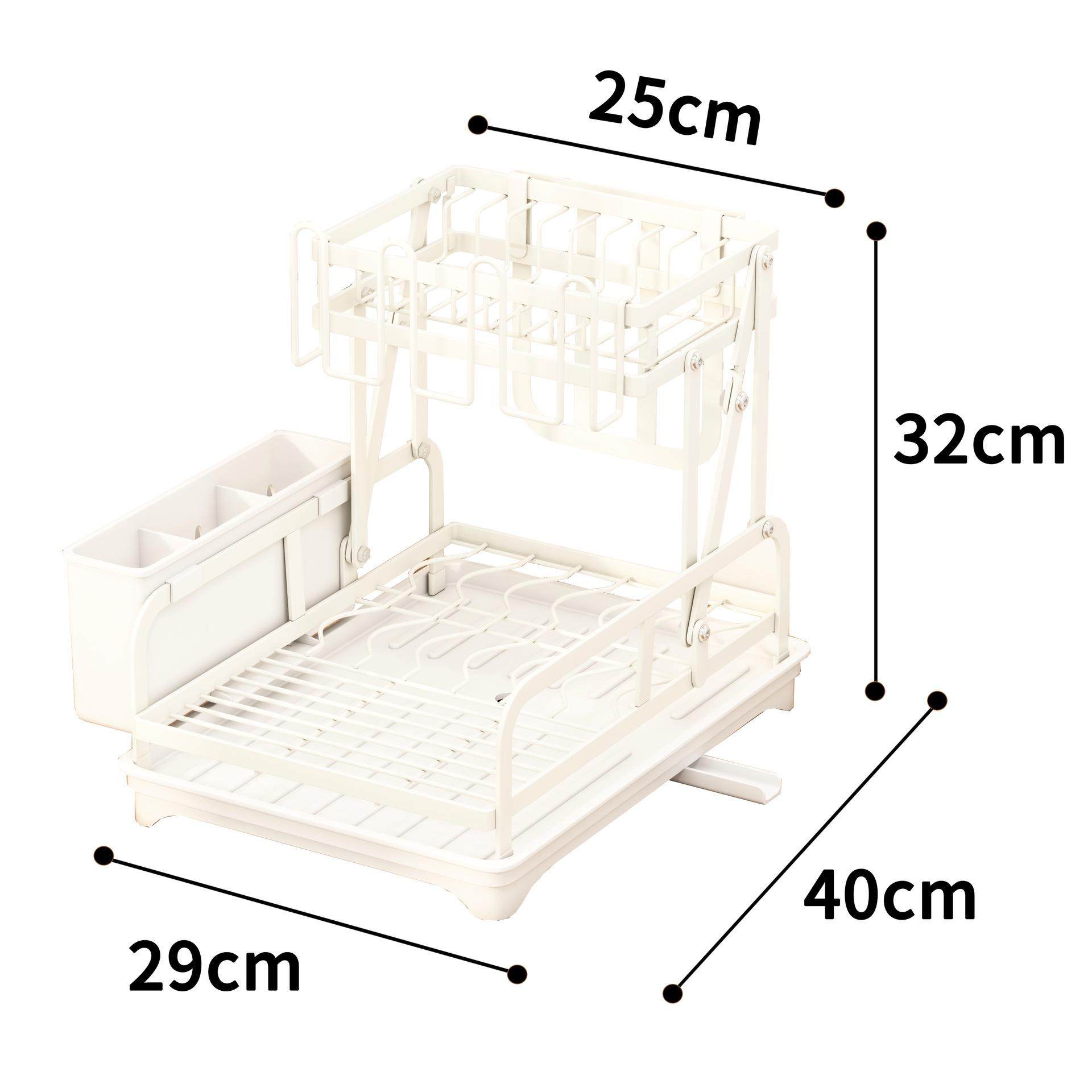 厨房沥水碗架台面餐盘收纳家用带排水置物架免安装水杯筷子刀叉架,厨房/烹饪用具,碗架,淘宝优惠券,粉丝福利购,淘宝优惠卷