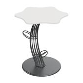 奶油风格 云朵茶几沙发玻璃边几可移动简约现代床头置物架创意边几