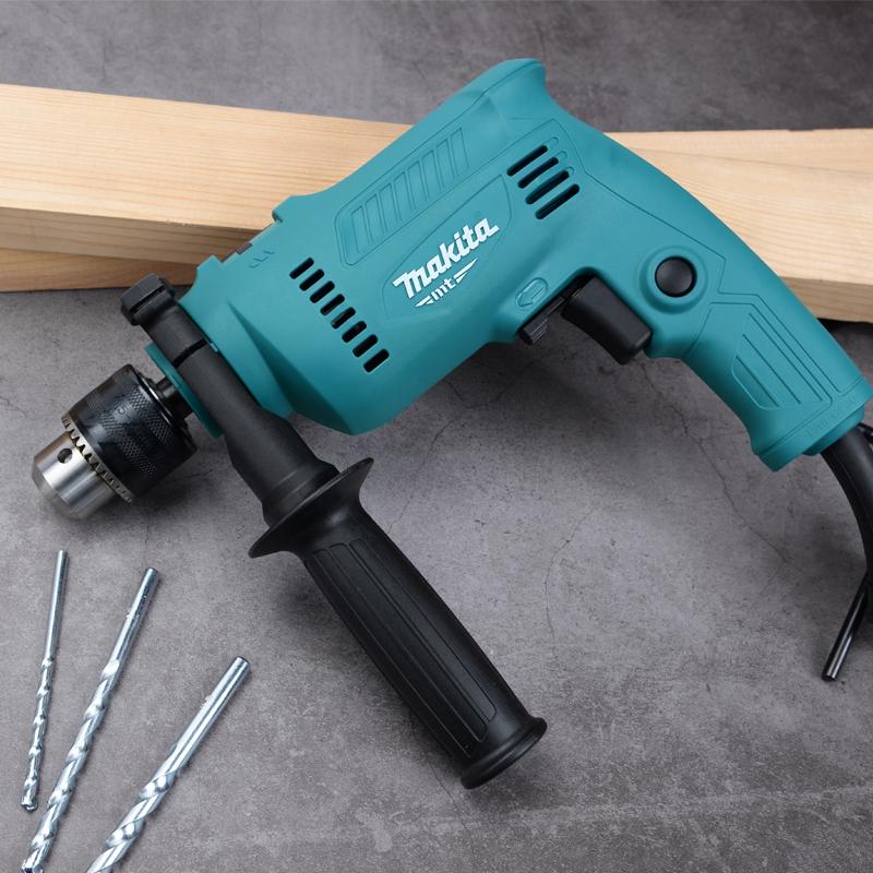 牧田电钻冲击钻MT001-M0801B家用电动工具电转枪小电锤多功能手钻