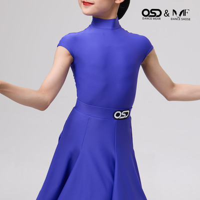 舞服OSD标准比赛服高领包肩短袖