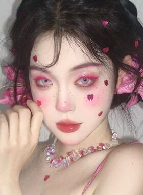 中式美学玫红色大花朵发夹东方韵味旗袍配饰头花发卡子高级感头饰