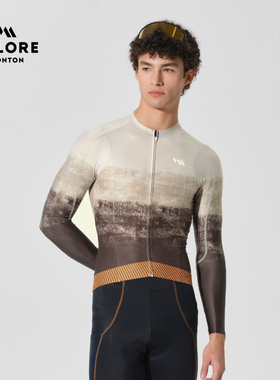 VALORE夏季2025年新款户外透气速干公路运动骑行服色褪长袖上衣男