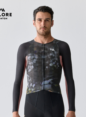 VALORE自行公路车骑行服AOE暗花长袖男士上衣秋季户外装备防晒款