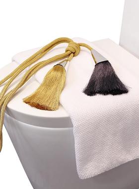 样板间摆件浴巾卫浴店面马桶上的装饰样板房卫浴间摆设卫生间饰品